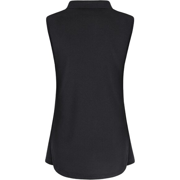 Plus Size Women's Golf Shirt Short Sleeve V Neck Loose Fit Activewear - Picture 3 of 6